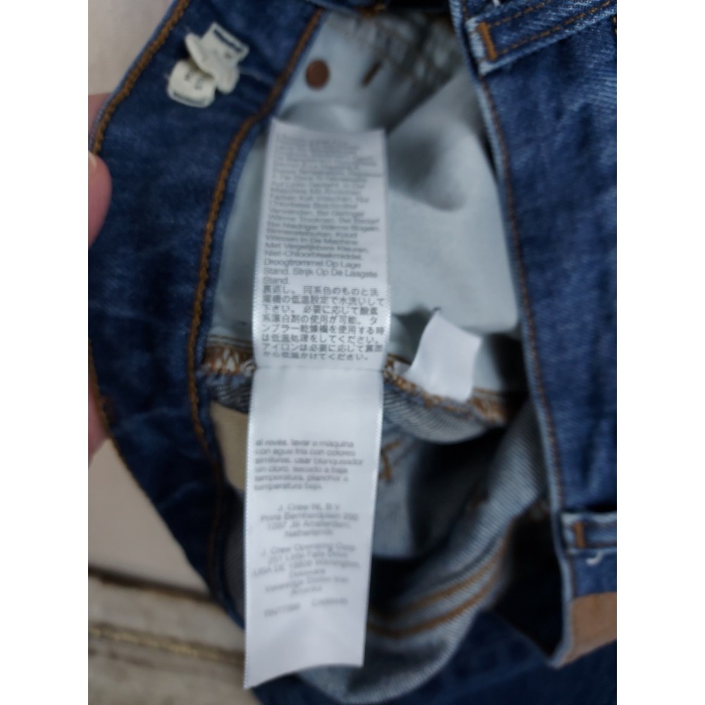 Madewell Womens 26 Mid Rise 90s Straight Jeans Blue Denim Straight Leg 26x28 - Picture 12 of 16